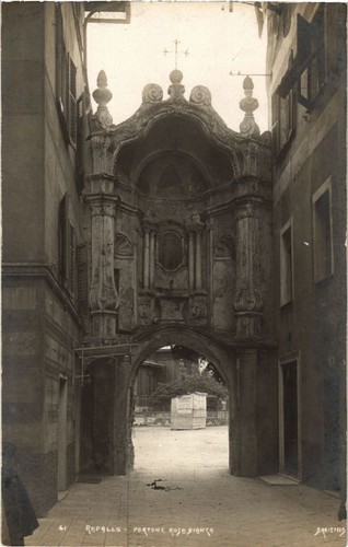 Cpa rapallo portone - rapallo,