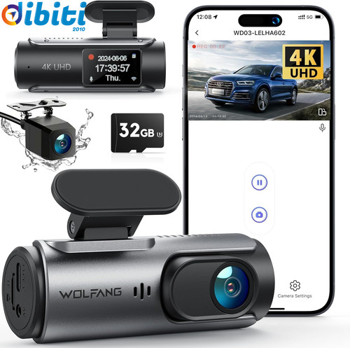 Dash cam auto - auto, 4k,
