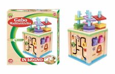 Cubo Multi Attività In Legno Giocattolo Gioco Bambini sar