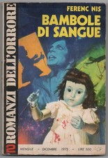 ROMANZI DELL' ORRORE N.2 BAMBOLE DI SANGUE edifumetto collana I GOTICI 1975