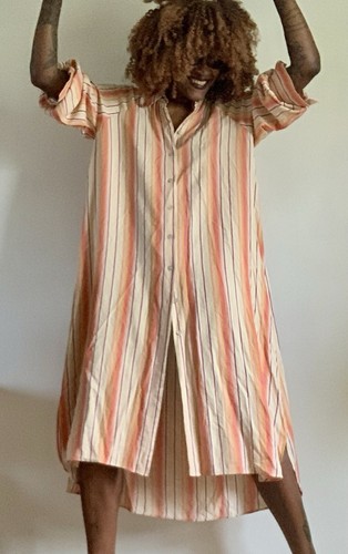Abito camicia zara peach - abito,