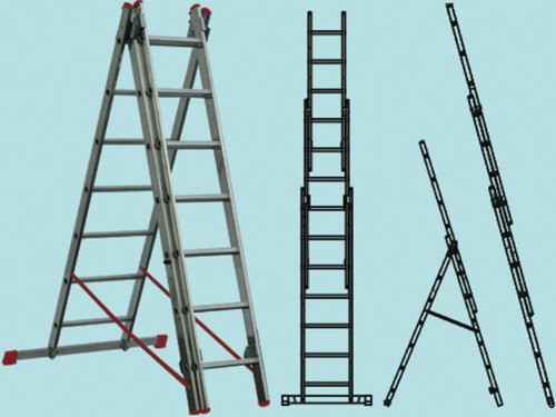 Scala alluminio telescopica - alluminio, 3