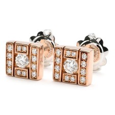 DAMIANI Belle Epoque Orecchino Diamante K18PGWG P0038494