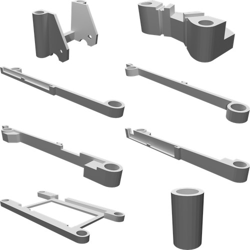 Kit supporti telecamera vtx - supporti,