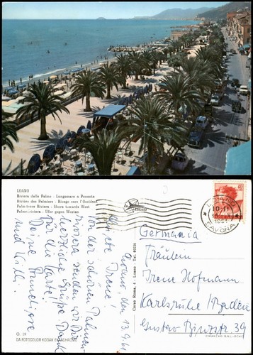 Cartolina loano riviera - cartolina,