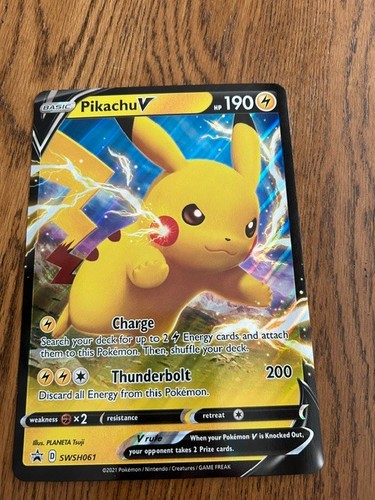 Pokemon jumbo pikachu - v, promo