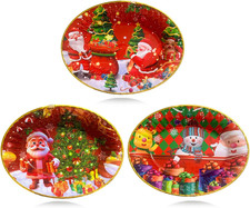 3Pcs Piatti per Natale, Piatti