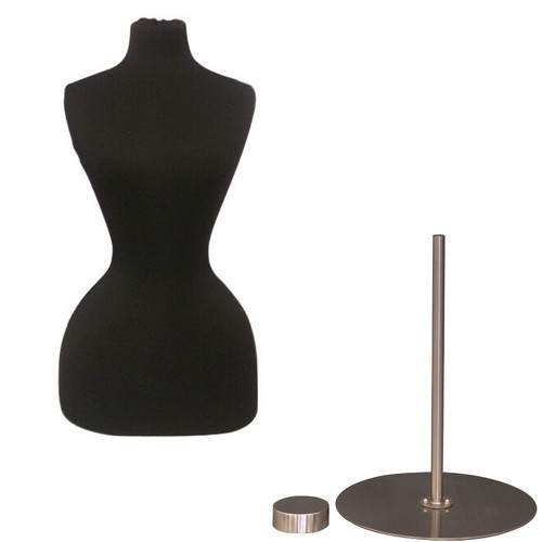 Busto manichino nero forma