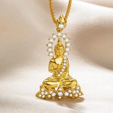 Collana con ciondolo Buddha