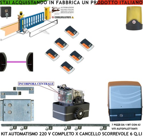 Cancello elettrico scorrevole - cancello,