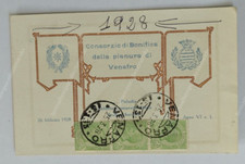 an861 cartolina venafro consorzio di bonifica provincia di  campobasso