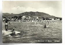 BAGNINO SU MOSCONE PATTINO MIRAMARE DI RIMINI LA SPIAGGIA 