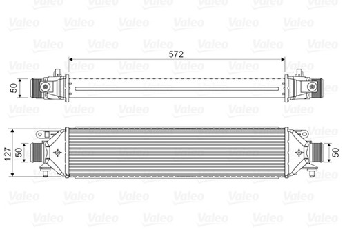 Intercooler valeo 818824 - intercooler,