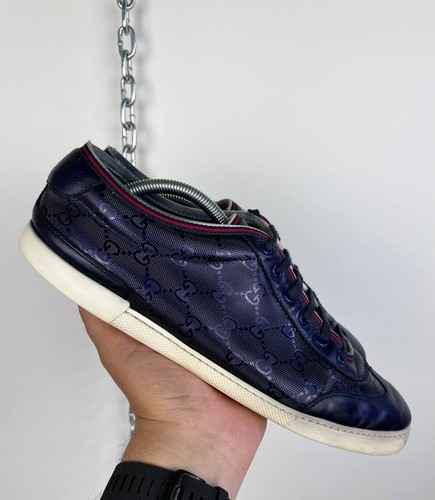 Gucci imprime scarpe uomo - imprime, blu