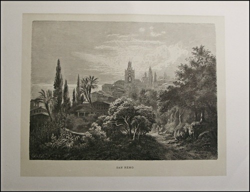 1876 veduta san remo riviera - san, remo.riviera
