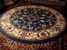  TAPPETO BLUE TONDO ROTONDO