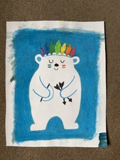 VALENTINE GIFT ART Polar Bear