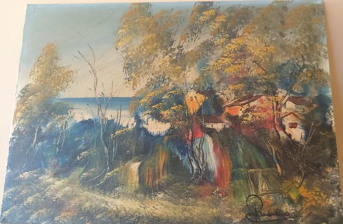 Quadro olio tela - olio, su