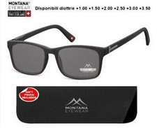 Occhiali da lettura da sole uomo donna graduati vista vicino 4 diottrie nero 2  