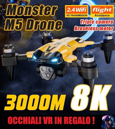 Drone con telecamera 8k - ,