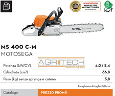 MOTOSEGA A SCOPPIO STIHL MS