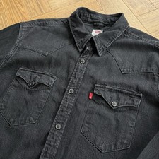 Levi's Camicia Denim Uomo Nera