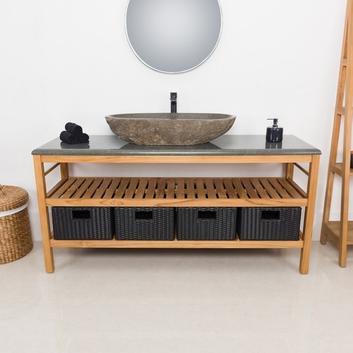 Lavabo legno teak - lavabo,