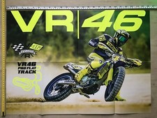 VALENTINO ROSSI RANCH YAMAHA FLAT TRACK POSTER THE DOCTOR VR46 MONSTER ENERGY YZ