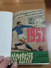 BELLISSIMO !!! TRIS DI ALMANACCHI DEL CALCIO 1957/1958/1959 ED. RIZZOLI RILEGATI