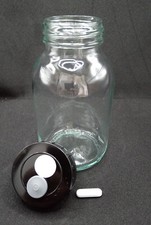 barattoli pronti per coltivazione micelio liquido, funghi, funghi.