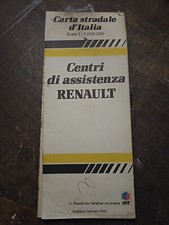 cartina stradale renault elf 1985 auto epoca 5 4 21 19 chamade turbo maxi