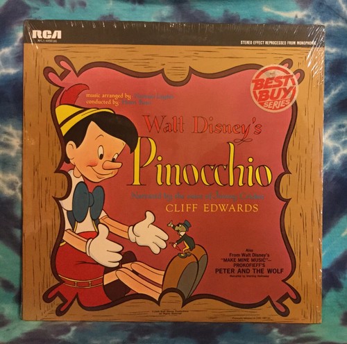 Pinocchio walt disney rca - pinocchio, lp