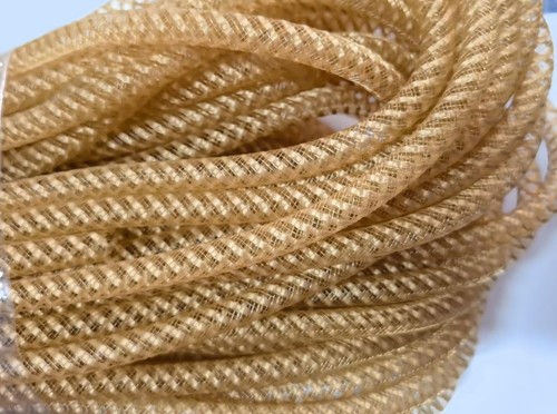Burlap mesh tube deco - deco, flex