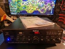Karma PA 2380 Amplificatore a 4 ingressi, 2 x 50W RMS Mp3 Radio Karaoke