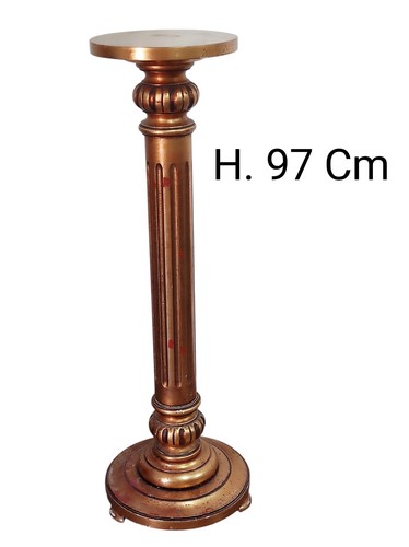 Colonna portavaso legno - portavaso, in