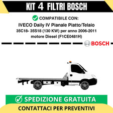 KIT BOSCH 4 Filtri tagliando