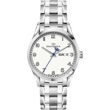 Orologio Uomo PHILIP WATCH SUNRAY R8253180002 Acciaio Bianco SWISS MADE