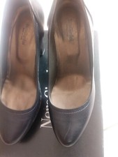 DECOLTE SCARPA NERO GIARDINI TG.37 USATE POCCO COLORE NERO CON SCATOLA ORIGINALE