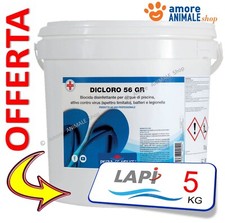 LAPI DICLORO 56% Granulare → 5 / 10 / 25 kg - CLORO Rapido per Acqua Piscina