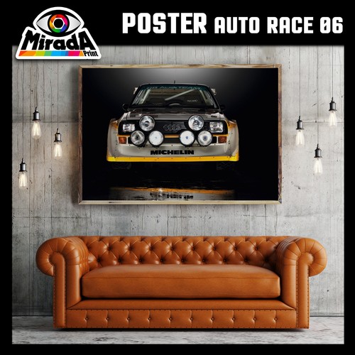Poster auto race audi - auto, 06