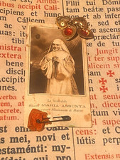 LOTTO RELIQUIE Santa M.Assunta Pallotta "La Santa con profumi": missionaria cinese