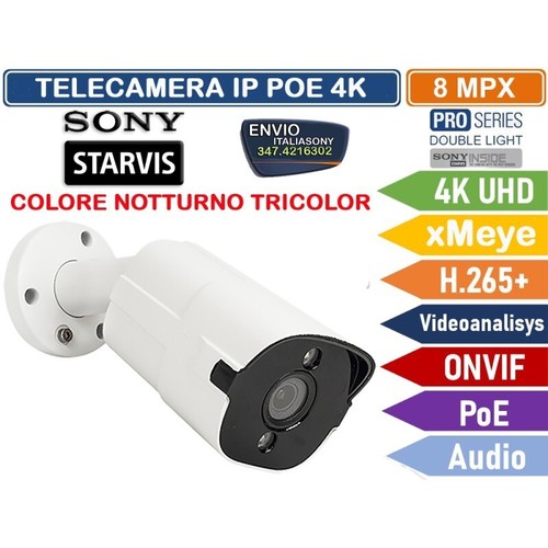 Telecamera sony starvis onvif - telecamera,
