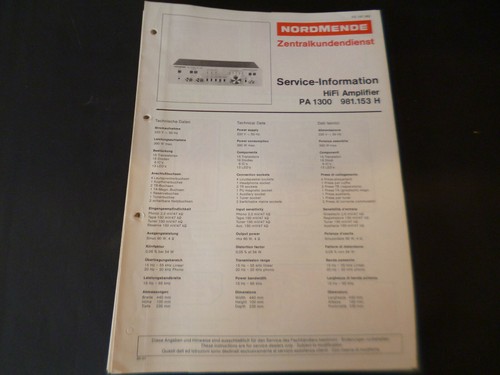 Manuale servizio originale - servizio,