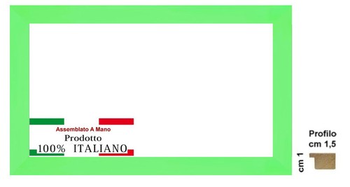 Cornice verde pastello opaca