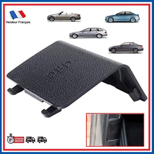 Cache fiche obd noir pour - obd, bmw