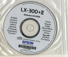 EPSON LX-300 + II - SOFTWARE CD ROM VOL. 2.0  - CD 310275600 SOLO CD