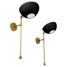 Coppia di applique italiane in