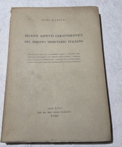 Recenti aspetti caratteristici