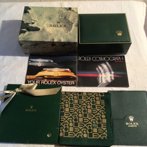 Rolex scatola corredo per - corredo,