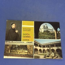 MONASTERO SANTUARIO SANTA GEMMA LUCCA - Cartolina Vintage a Colori